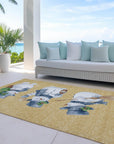 Addison Rugs Raeanor Gold Washable Indoor-Outdoor Rug