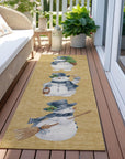 Addison Rugs Raeanor Gold Washable Indoor-Outdoor Rug