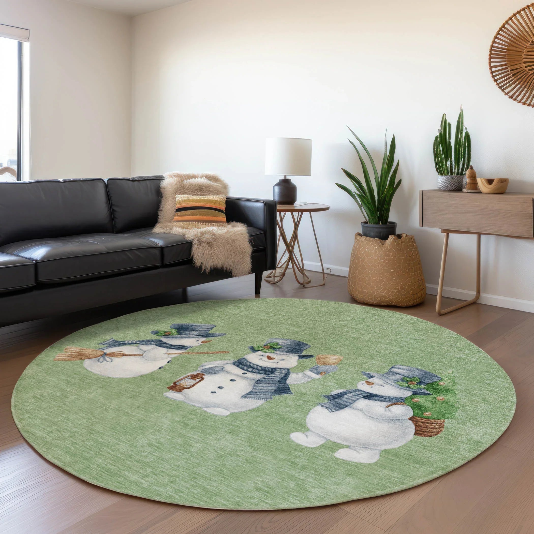 Addison Rugs Raeanor Green Washable Indoor-Outdoor Rug