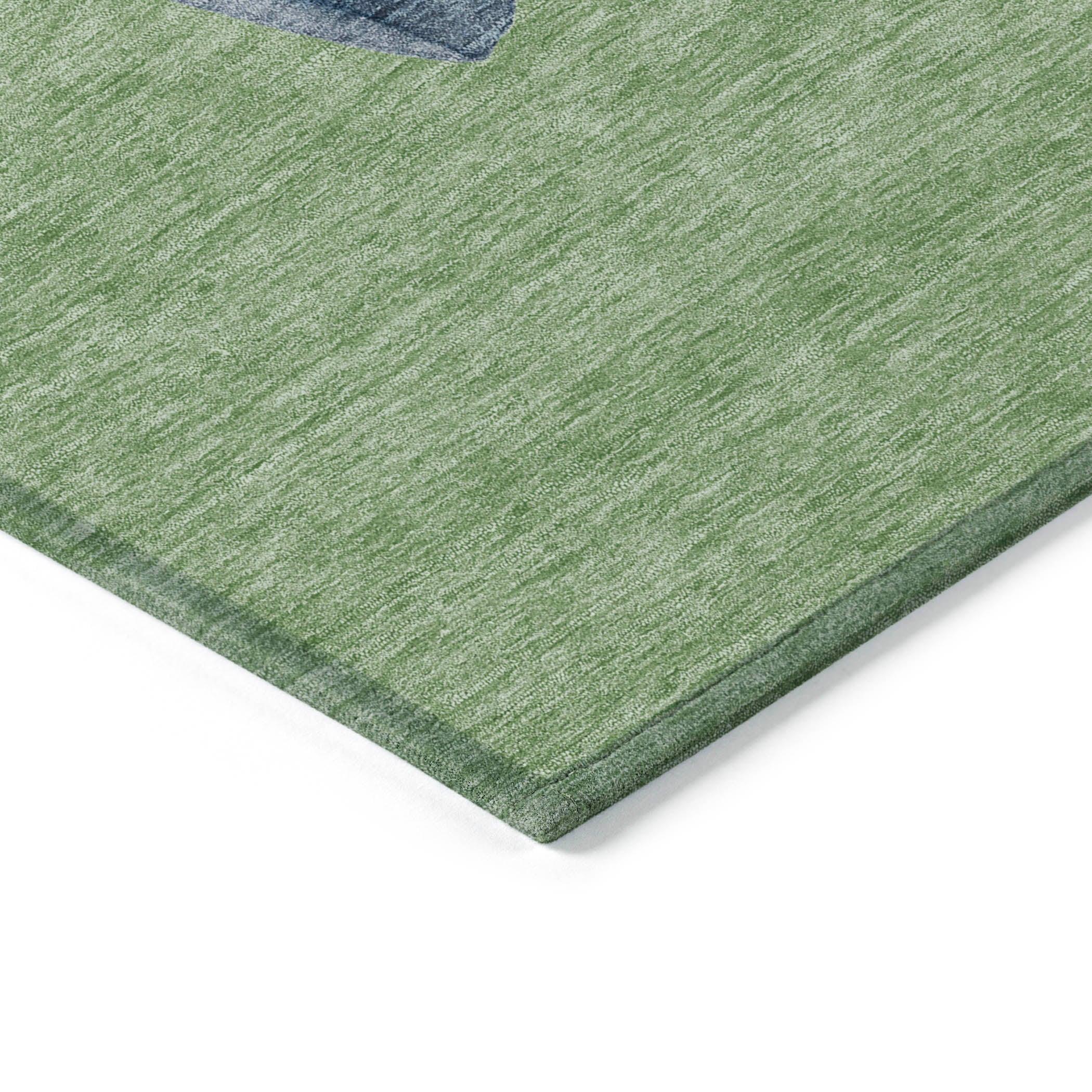 Addison Rugs Raeanor Green Washable Indoor-Outdoor Rug