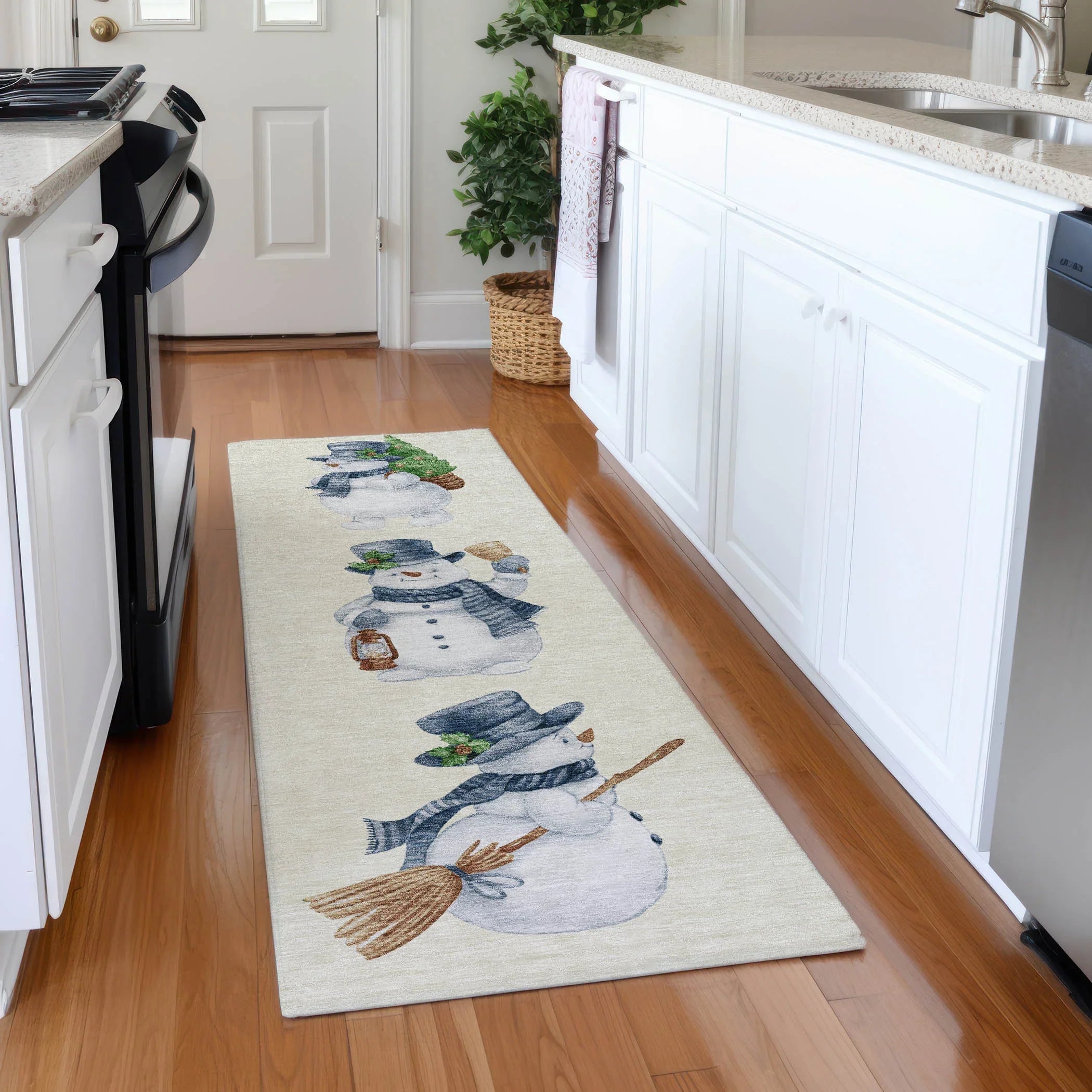 Addison Rugs Raeanor Ivory Washable Indoor-Outdoor Rug
