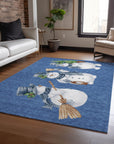 Addison Rugs Raeanor Navy Washable Indoor-Outdoor Rug
