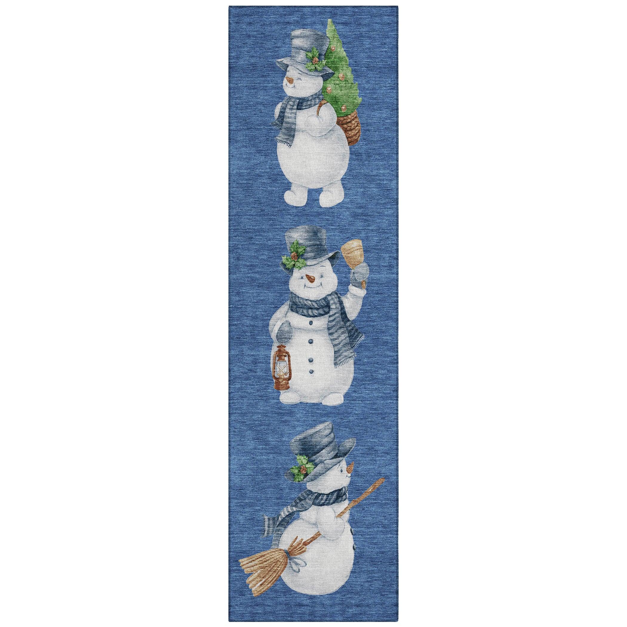 Addison Rugs Raeanor Navy Washable Indoor-Outdoor Rug