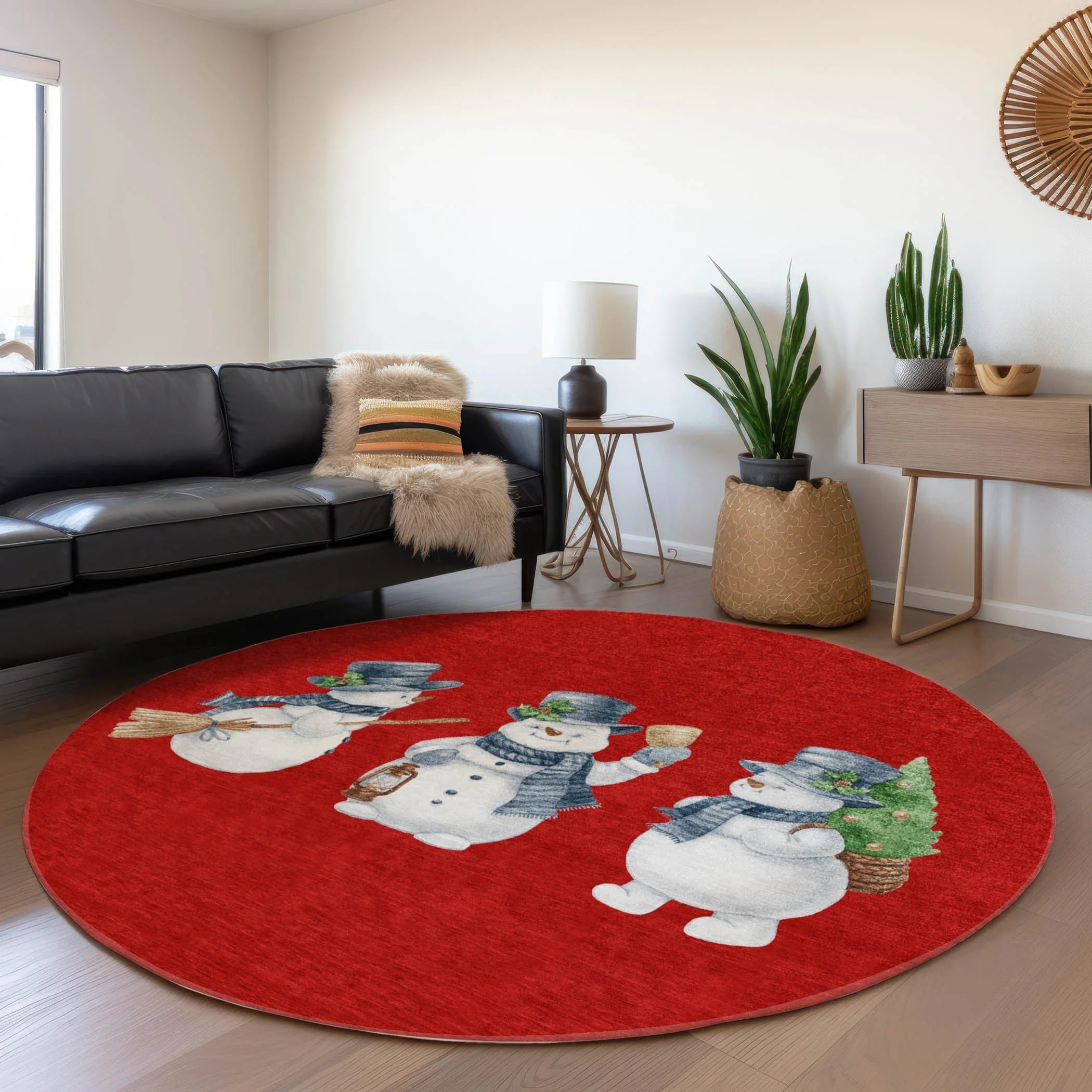Addison Rugs Raeanor Red Washable Indoor-Outdoor Rug