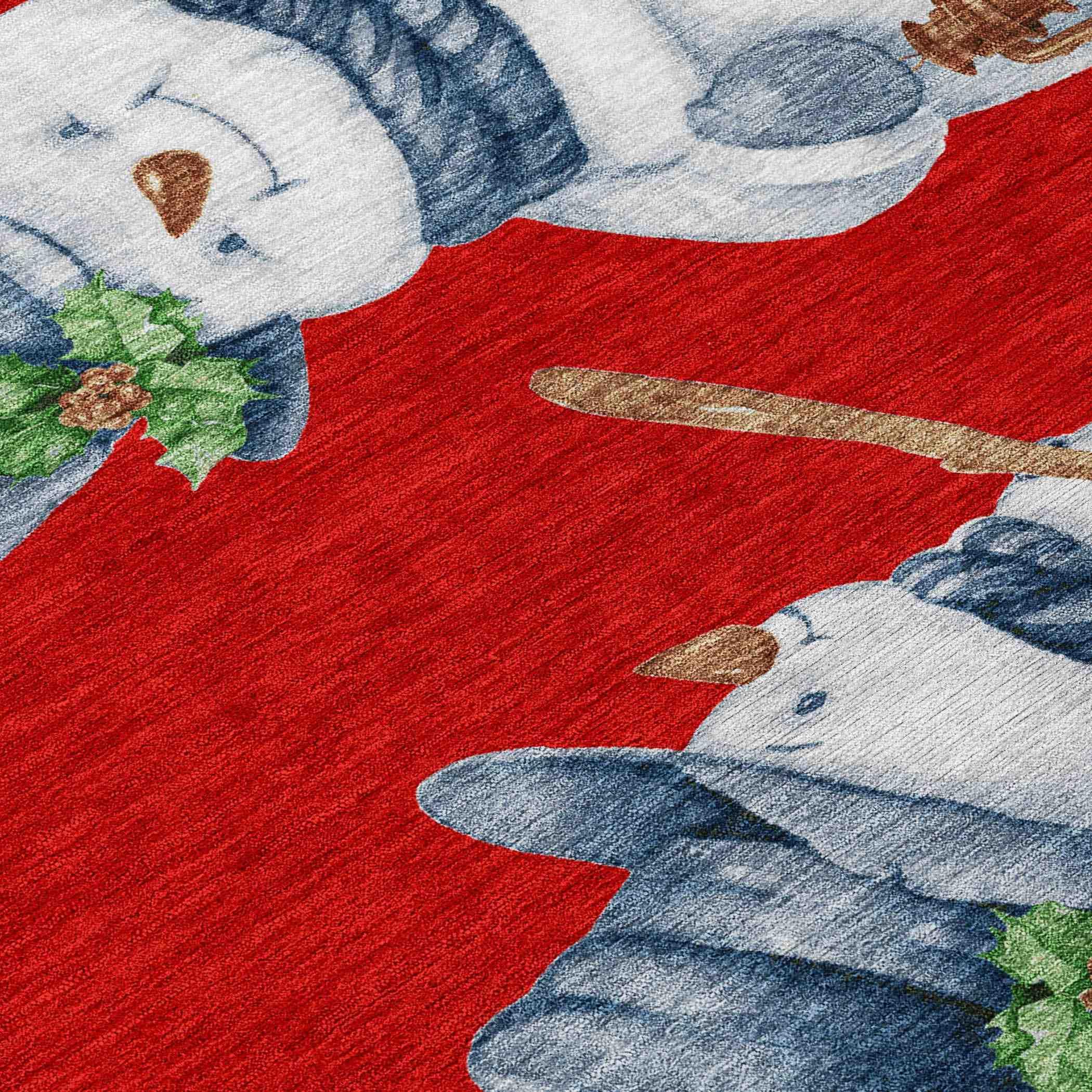 Addison Rugs Raeanor Red Washable Indoor-Outdoor Rug