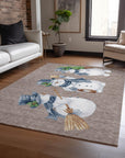 Addison Rugs Raeanor Taupe Washable Indoor-Outdoor Rug