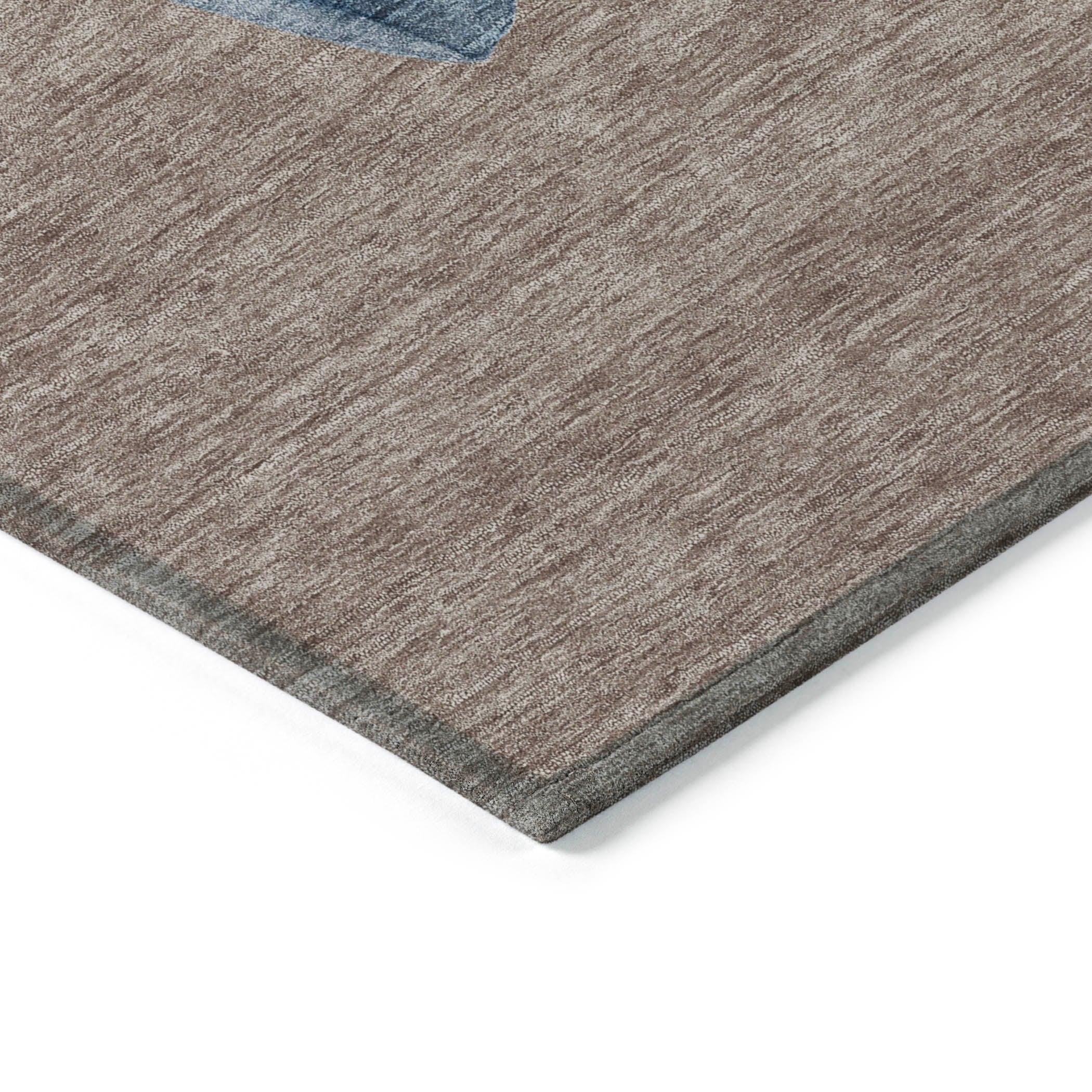 Addison Rugs Raeanor Taupe Washable Indoor-Outdoor Rug