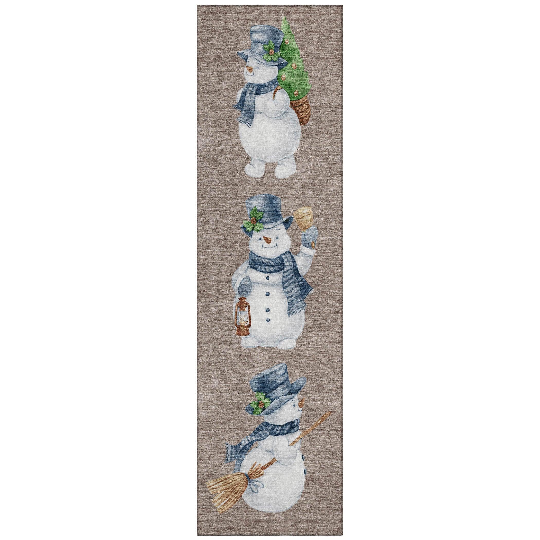 Addison Rugs Raeanor Taupe Washable Indoor-Outdoor Rug