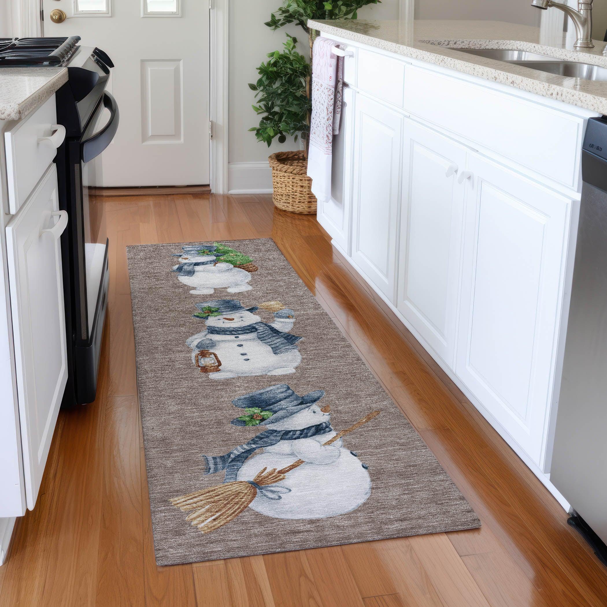Addison Rugs Raeanor Taupe Washable Indoor-Outdoor Rug