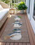 Addison Rugs Raeanor Taupe Washable Indoor-Outdoor Rug