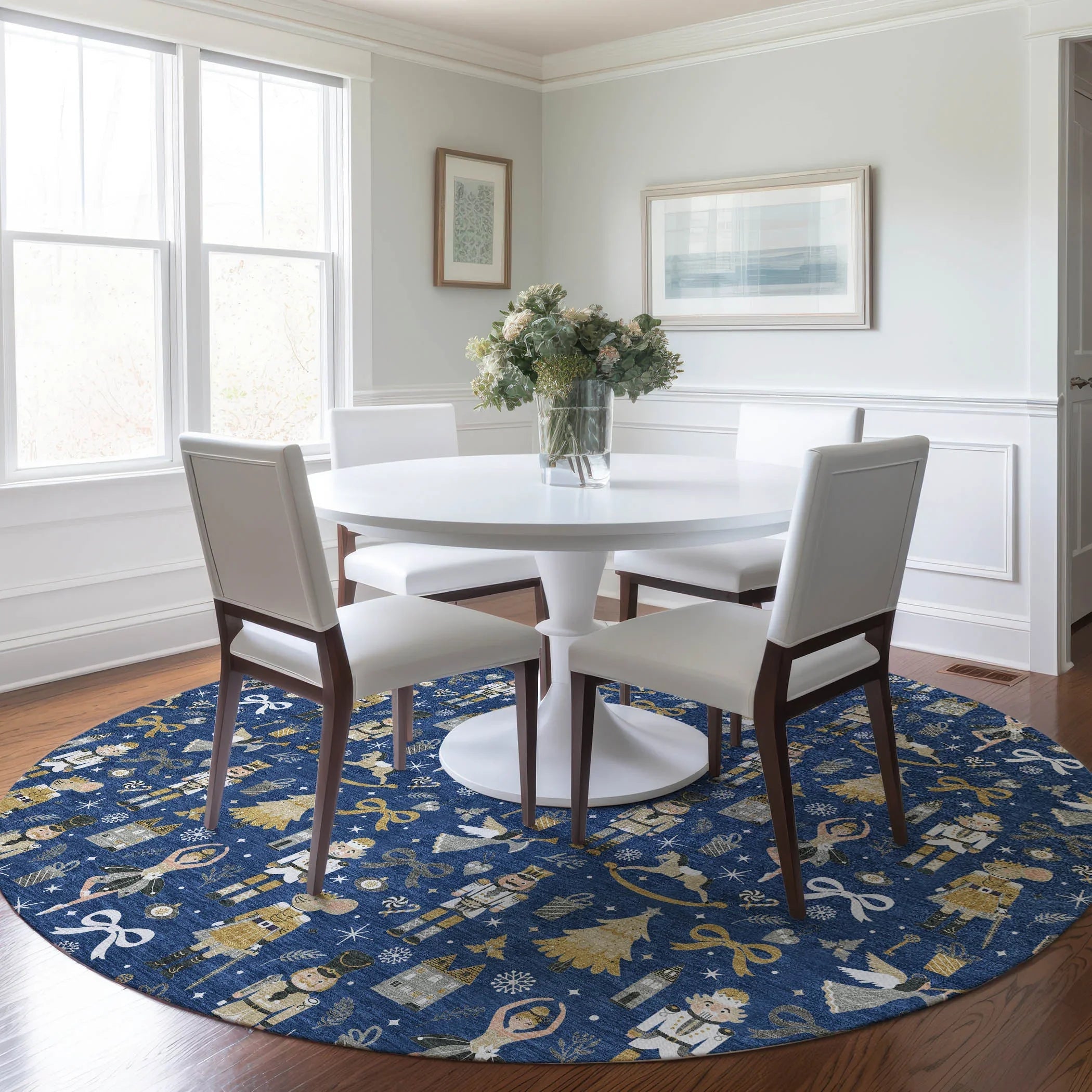 Addison Rugs Raeara Blue Washable Indoor-Outdoor Rug