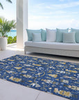 Addison Rugs Raeara Blue Washable Indoor-Outdoor Rug