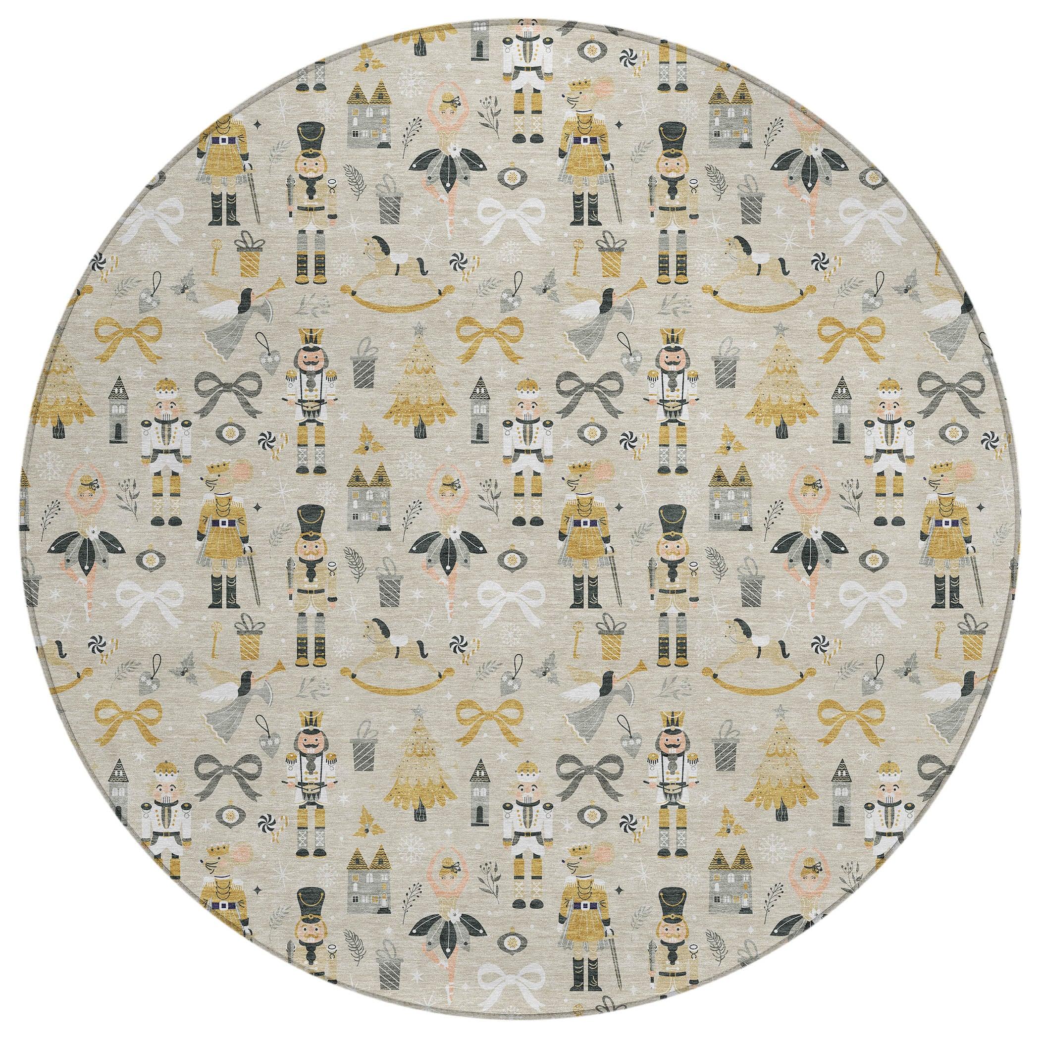 Addison Rugs Raeara Brown Washable Indoor-Outdoor Rug