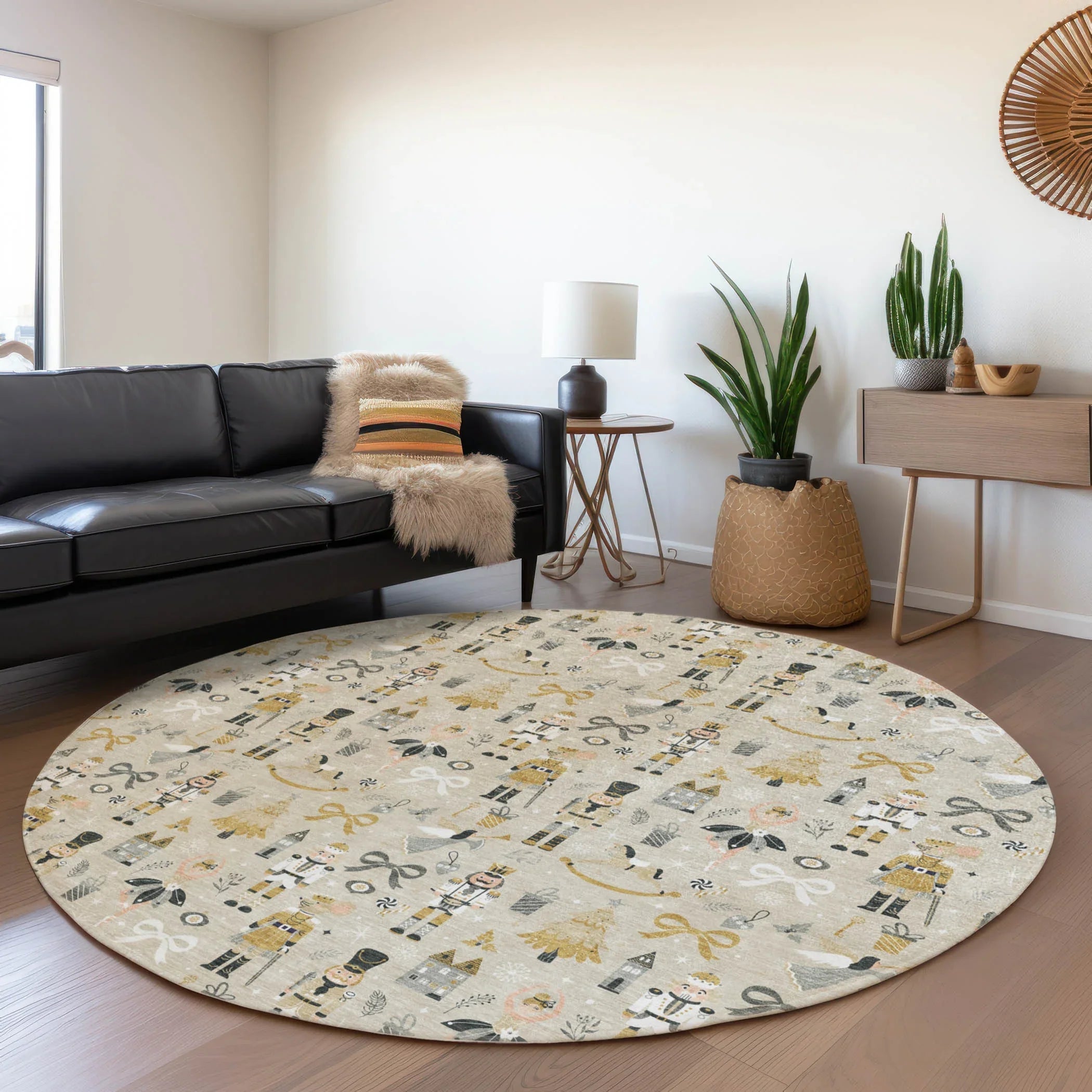 Addison Rugs Raeara Brown Washable Indoor-Outdoor Rug