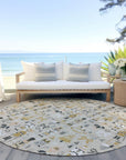 Addison Rugs Raeara Brown Washable Indoor-Outdoor Rug