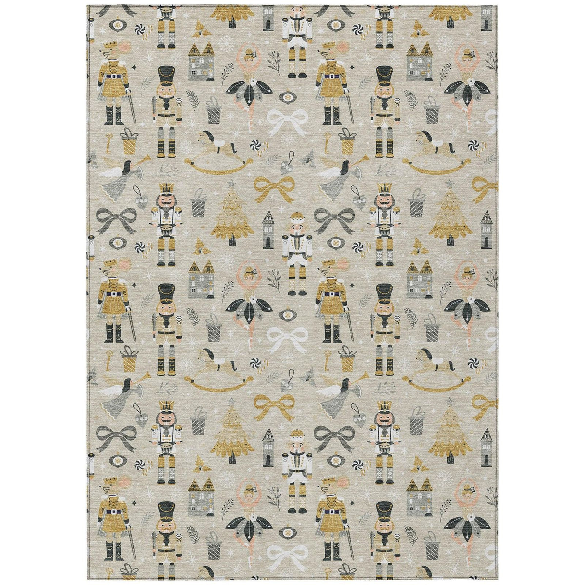 Addison Rugs Raeara Brown Washable Indoor-Outdoor Rug