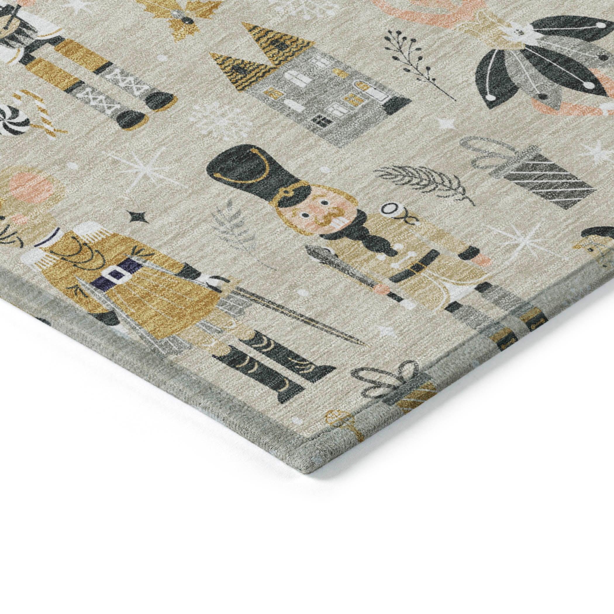 Addison Rugs Raeara Brown Washable Indoor-Outdoor Rug