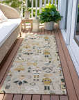 Addison Rugs Raeara Brown Washable Indoor-Outdoor Rug