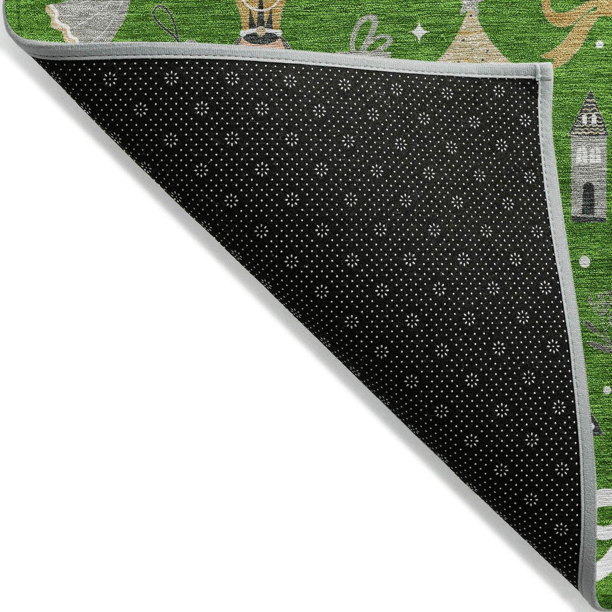Addison Rugs Raeara Green Washable Indoor-Outdoor Rug