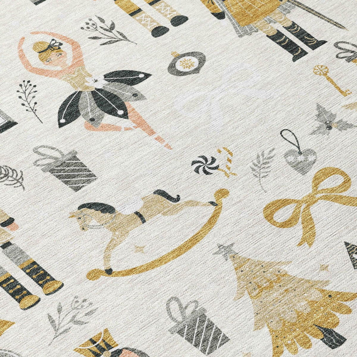 Addison Rugs Raeara Ivory Washable Indoor-Outdoor Rug