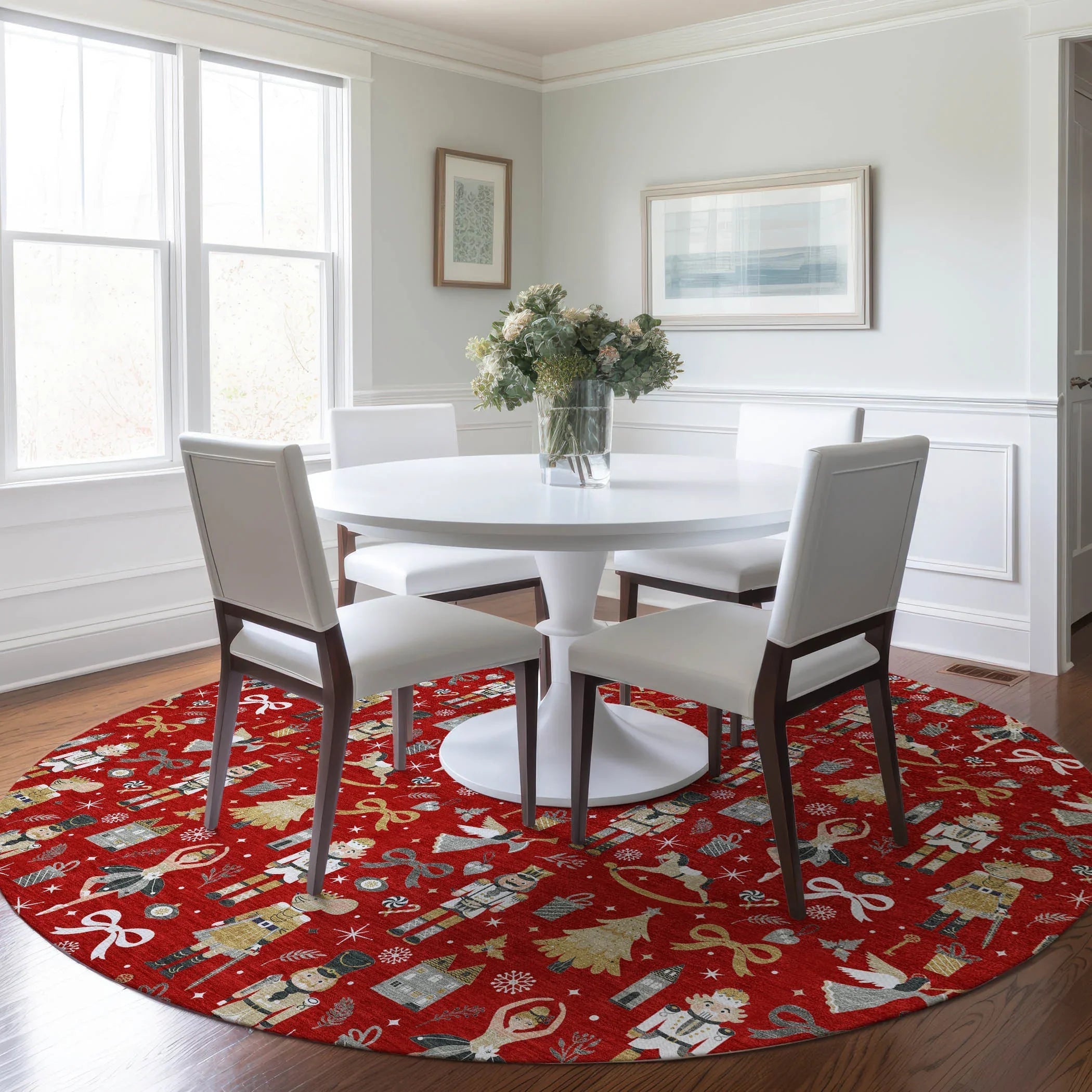 Addison Rugs Raeara Red Washable Indoor-Outdoor Rug