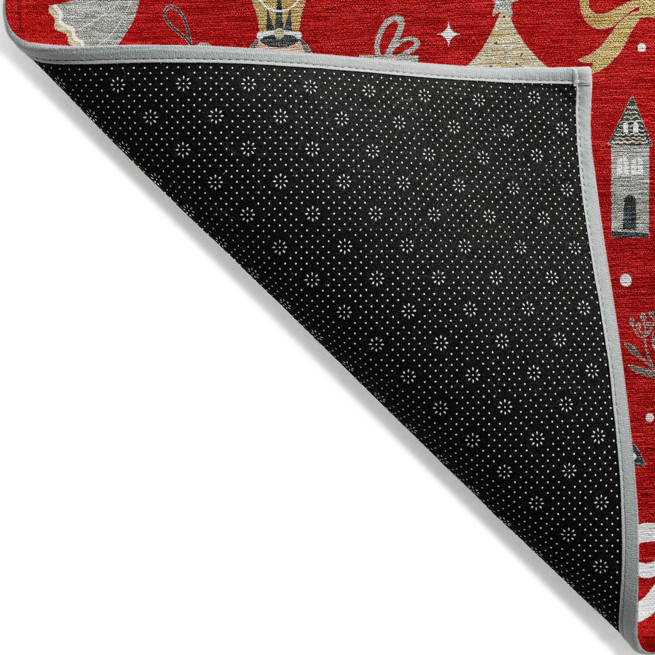 Addison Rugs Raeara Red Washable Indoor-Outdoor Rug