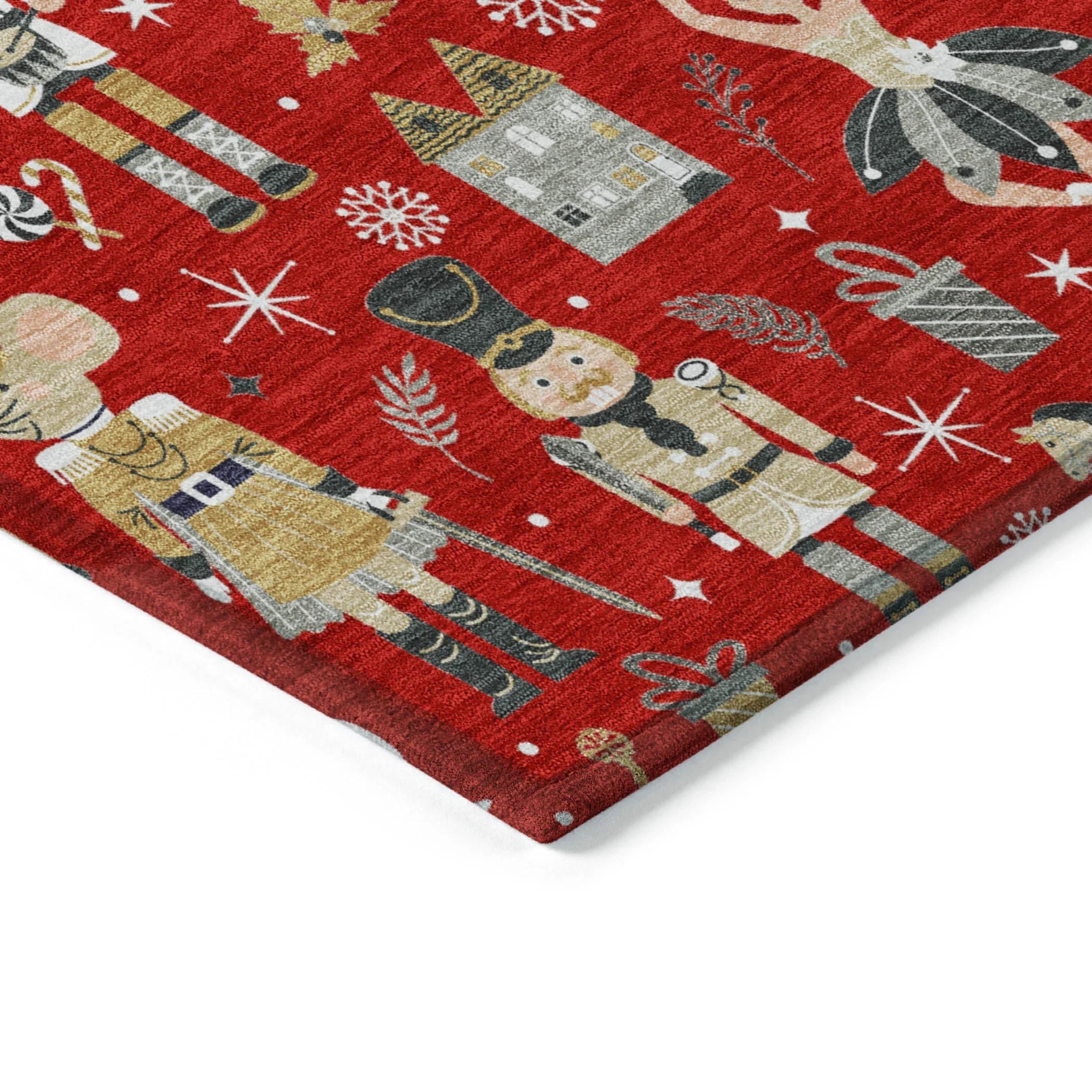 Addison Rugs Raeara Red Washable Indoor-Outdoor Rug