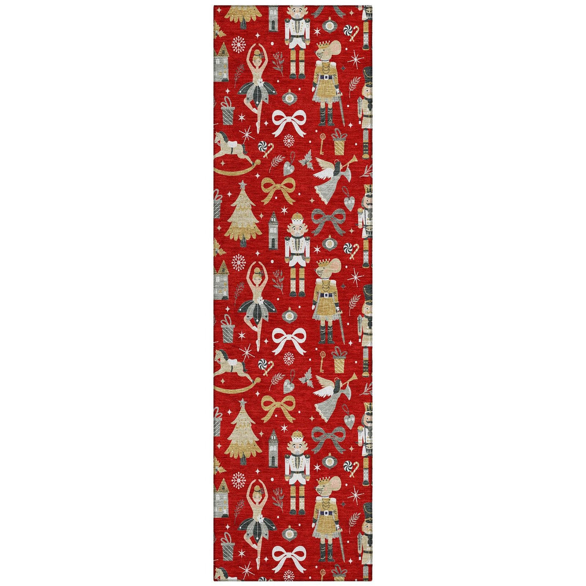 Addison Rugs Raeara Red Washable Indoor-Outdoor Rug