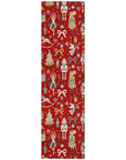 Addison Rugs Raeara Red Washable Indoor-Outdoor Rug