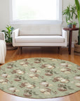 Addison Rugs Raearis Aloe Washable Indoor-Outdoor Rug