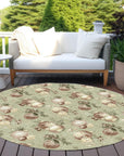 Addison Rugs Raearis Aloe Washable Indoor-Outdoor Rug