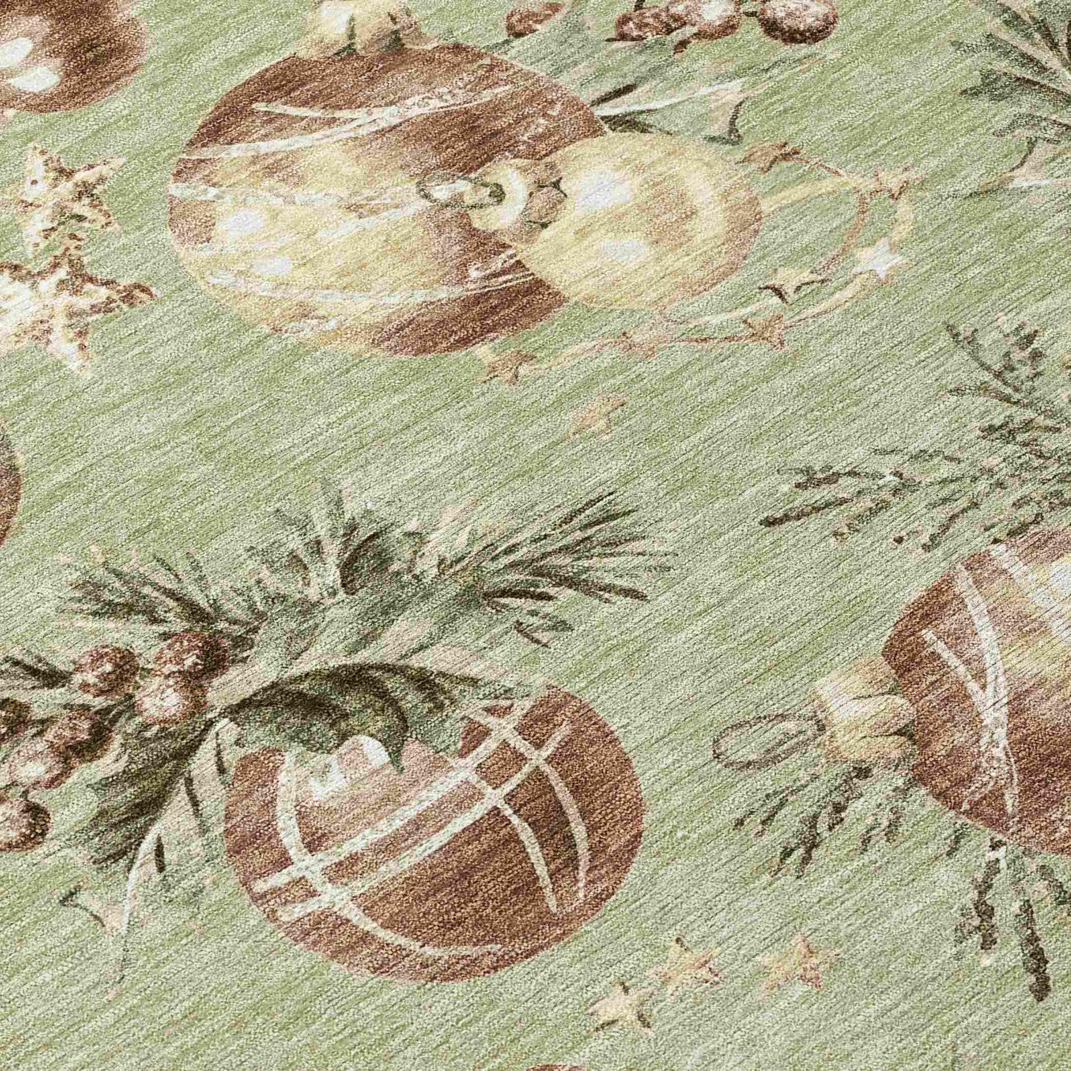 Addison Rugs Raearis Aloe Washable Indoor-Outdoor Rug