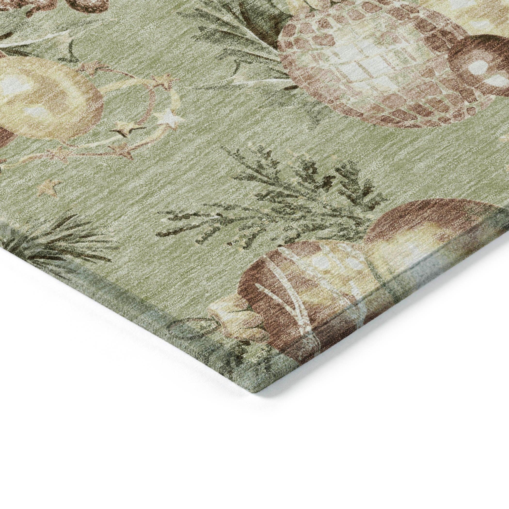 Addison Rugs Raearis Aloe Washable Indoor-Outdoor Rug