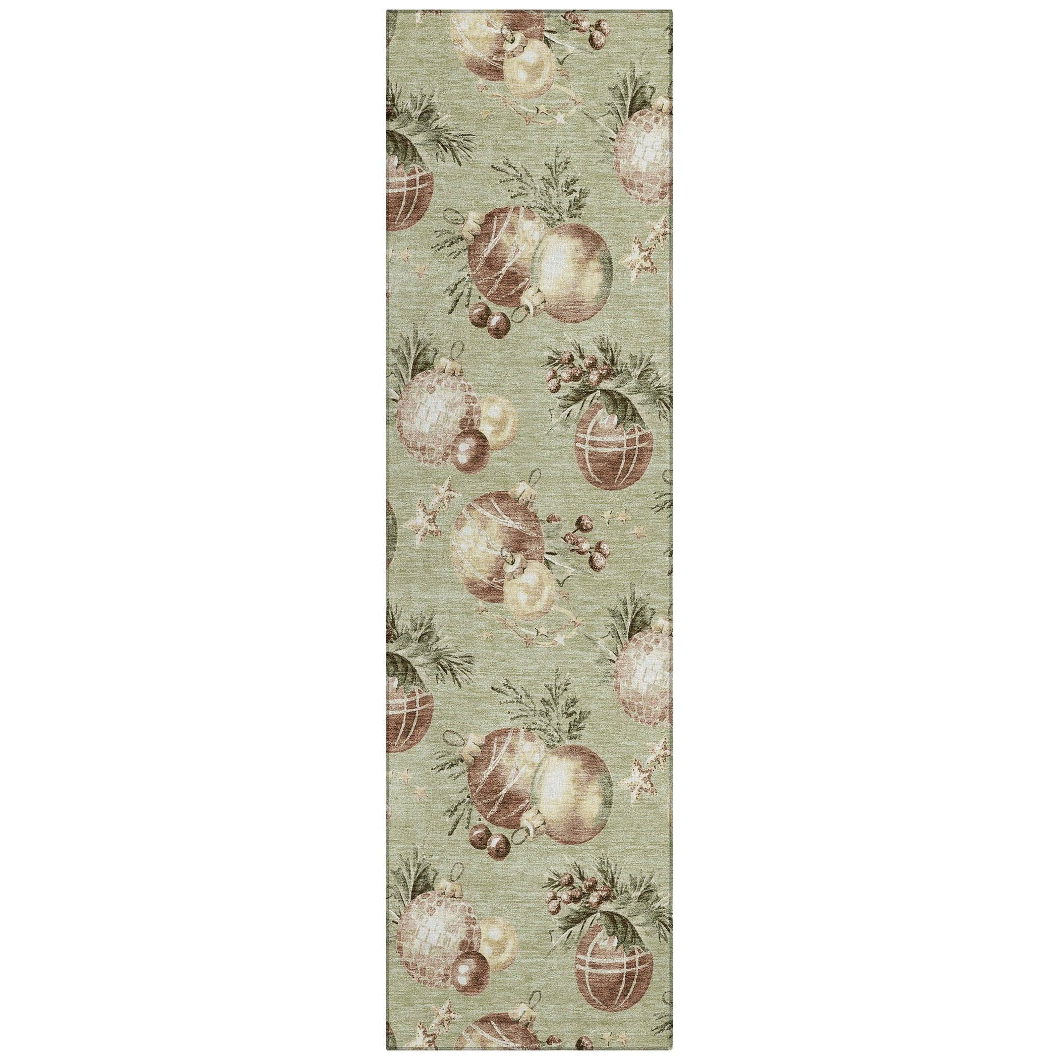 Addison Rugs Raearis Aloe Washable Indoor-Outdoor Rug