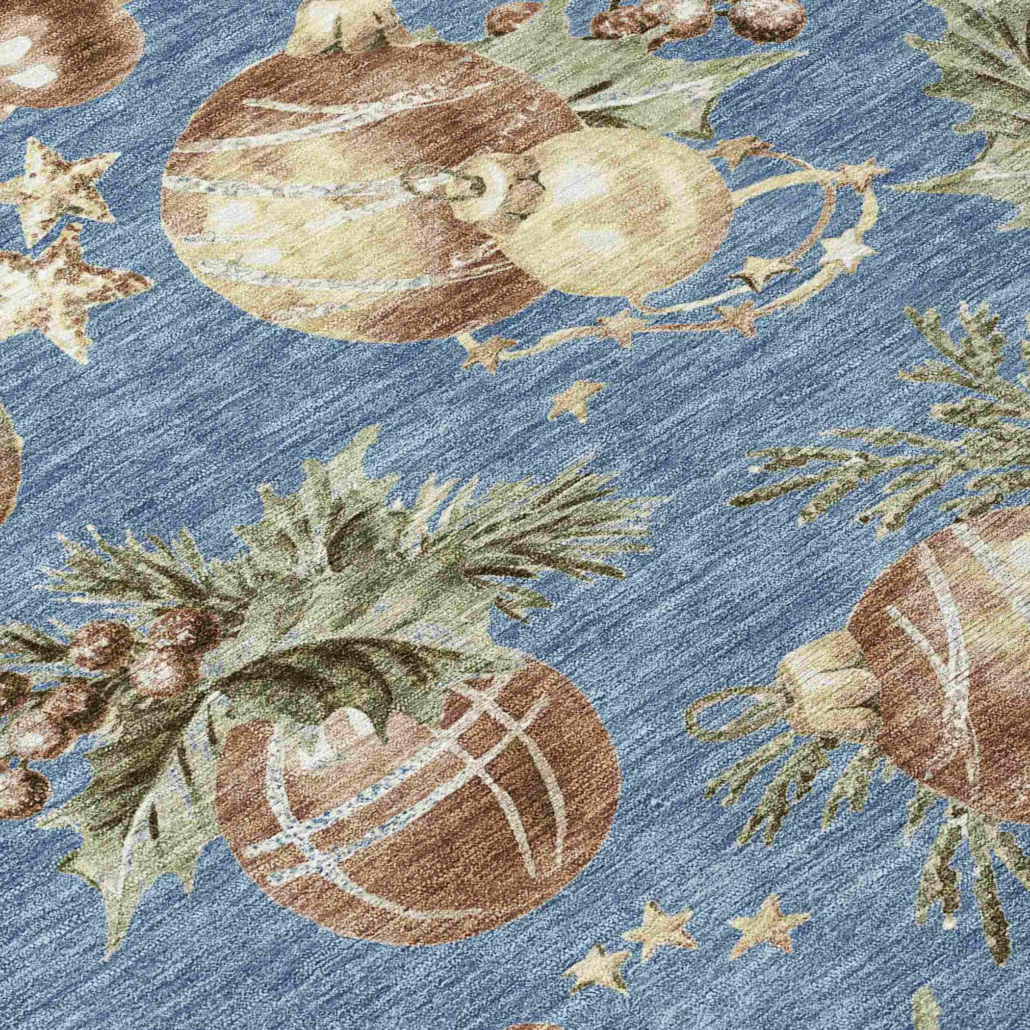 Addison Rugs Raearis Blue Washable Indoor-Outdoor Rug