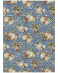 Addison Rugs Raearis Blue Washable Indoor-Outdoor Rug