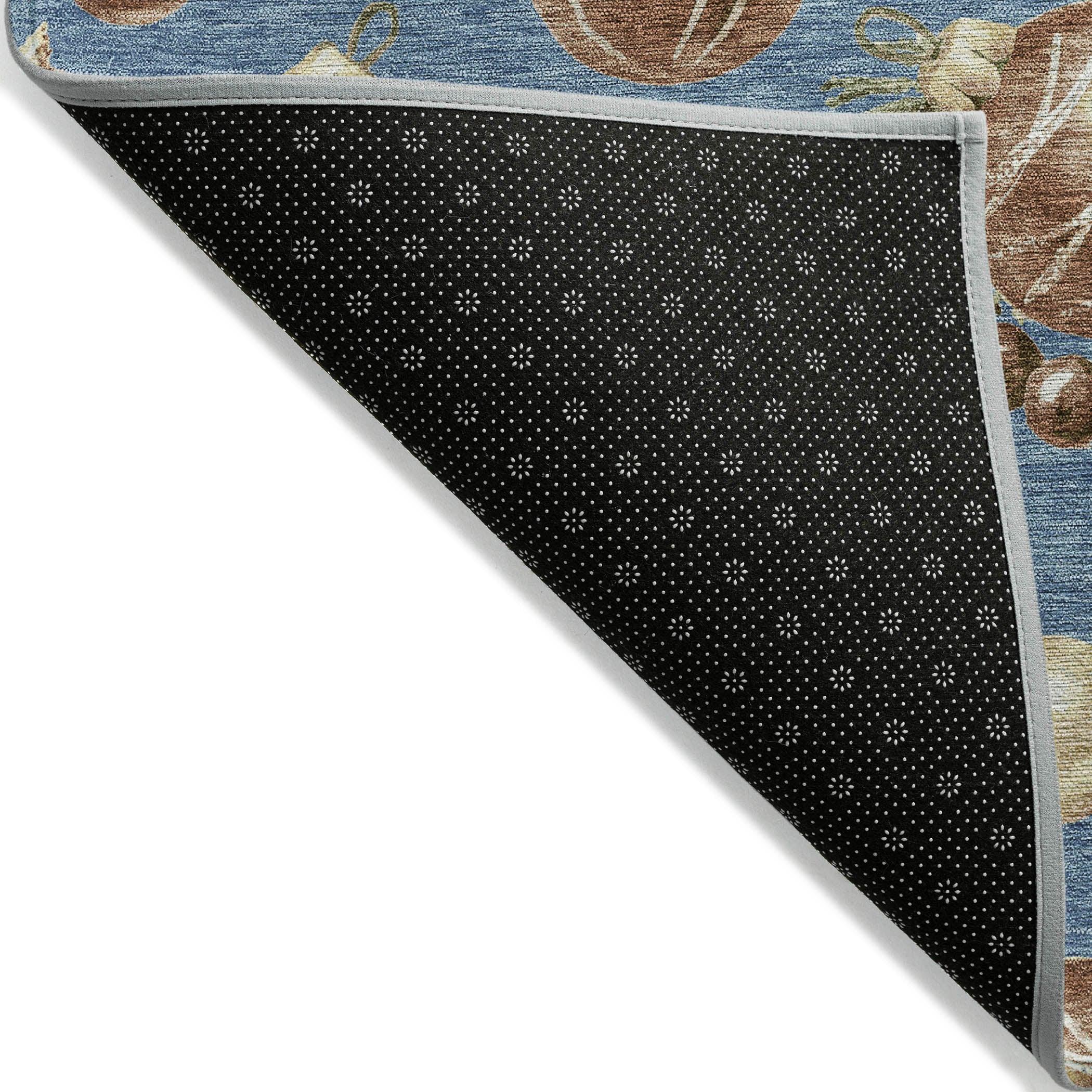 Addison Rugs Raearis Blue Washable Indoor-Outdoor Rug