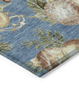 Addison Rugs Raearis Blue Washable Indoor-Outdoor Rug
