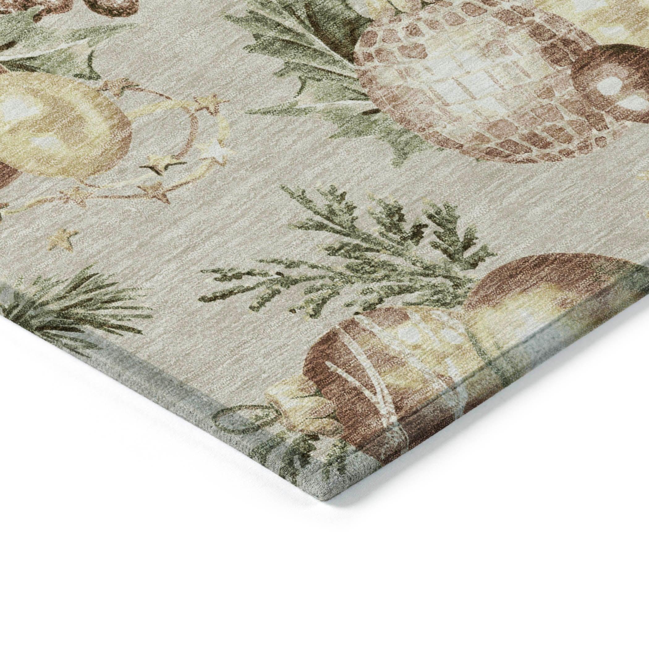 Addison Rugs Raearis Brown Washable Indoor-Outdoor Rug