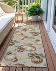 Addison Rugs Raearis Brown Washable Indoor-Outdoor Rug