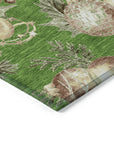 Addison Rugs Raearis Green Washable Indoor-Outdoor Rug