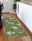 Addison Rugs Raearis Green Washable Indoor-Outdoor Rug