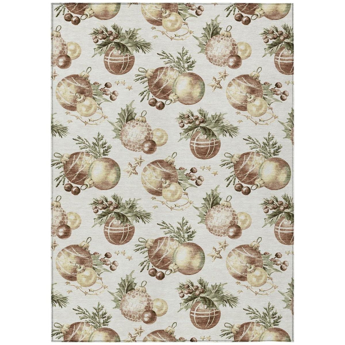 Addison Rugs Raearis Ivory Washable Indoor-Outdoor Rug