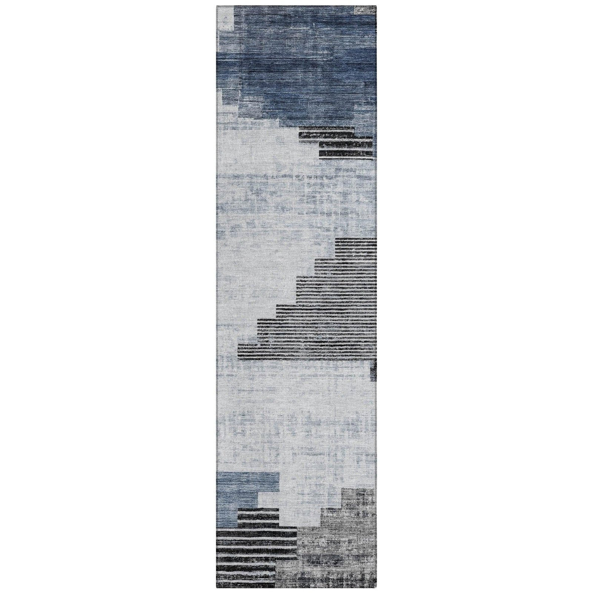 Addison Rugs Raeel Blue Washable Indoor-Outdoor Rug