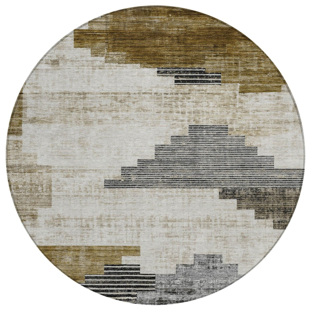 Addison Rugs Raeel Brown Washable Indoor-Outdoor Rug