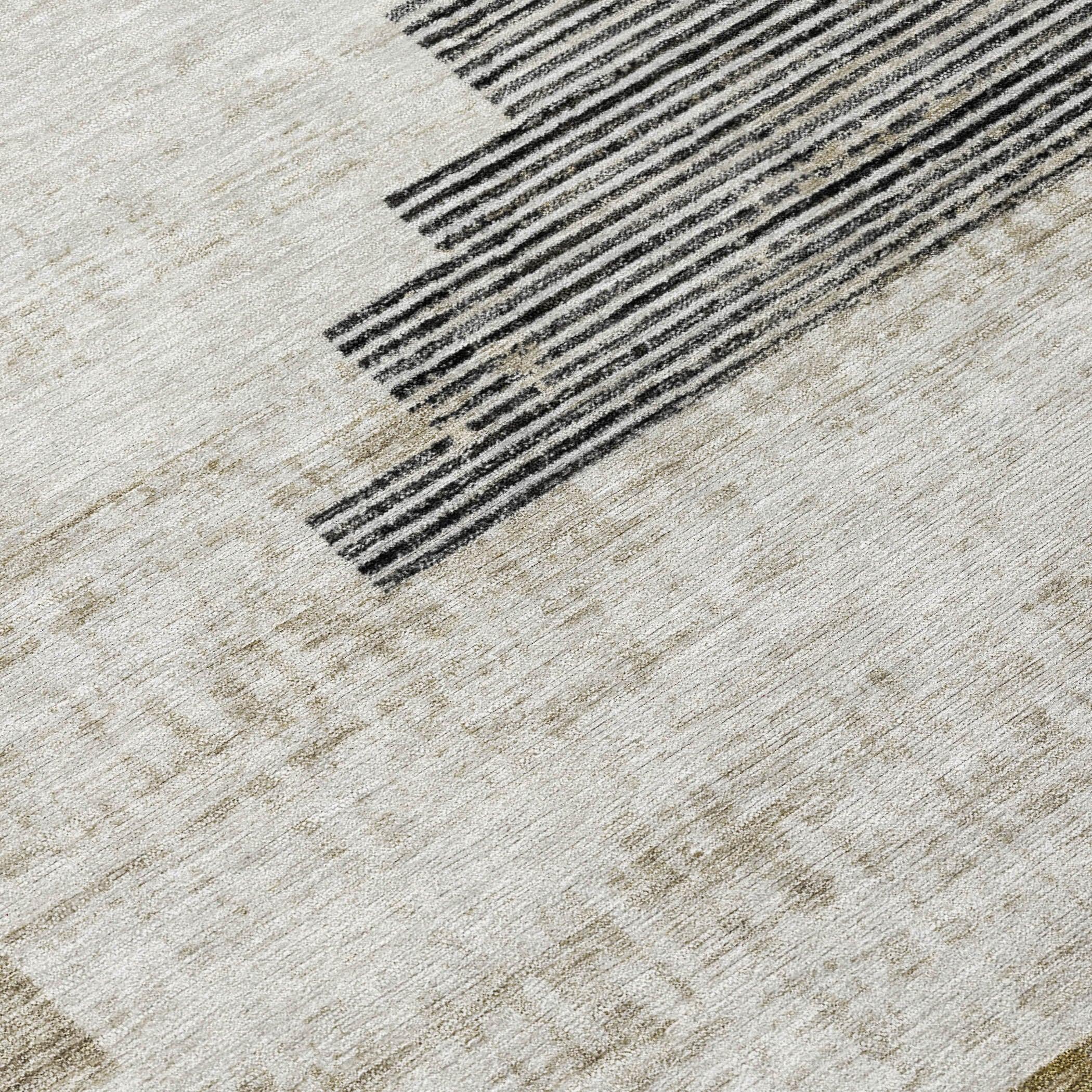 Addison Rugs Raeel Brown Washable Indoor-Outdoor Rug