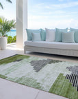 Addison Rugs Raeel Fern Washable Indoor-Outdoor Rug