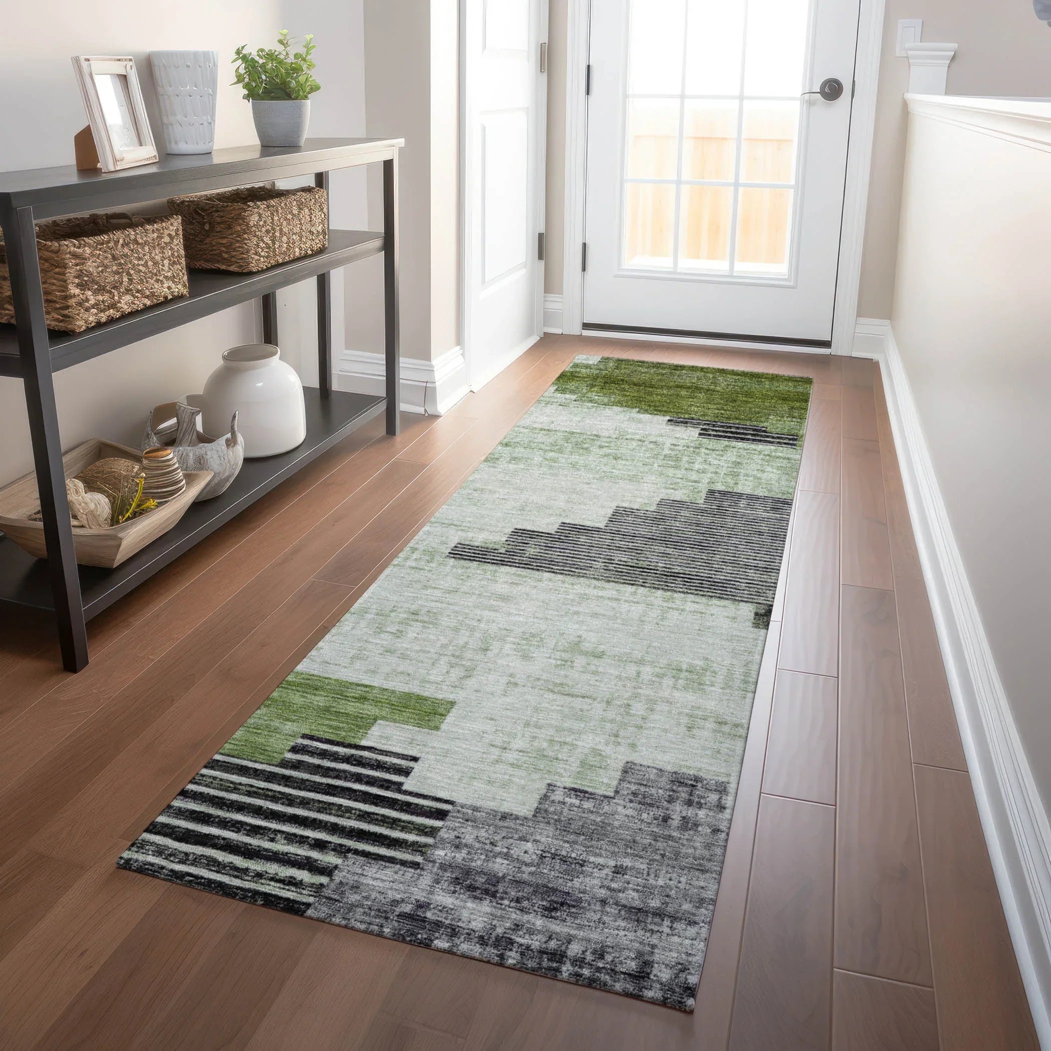 Addison Rugs Raeel Fern Washable Indoor-Outdoor Rug
