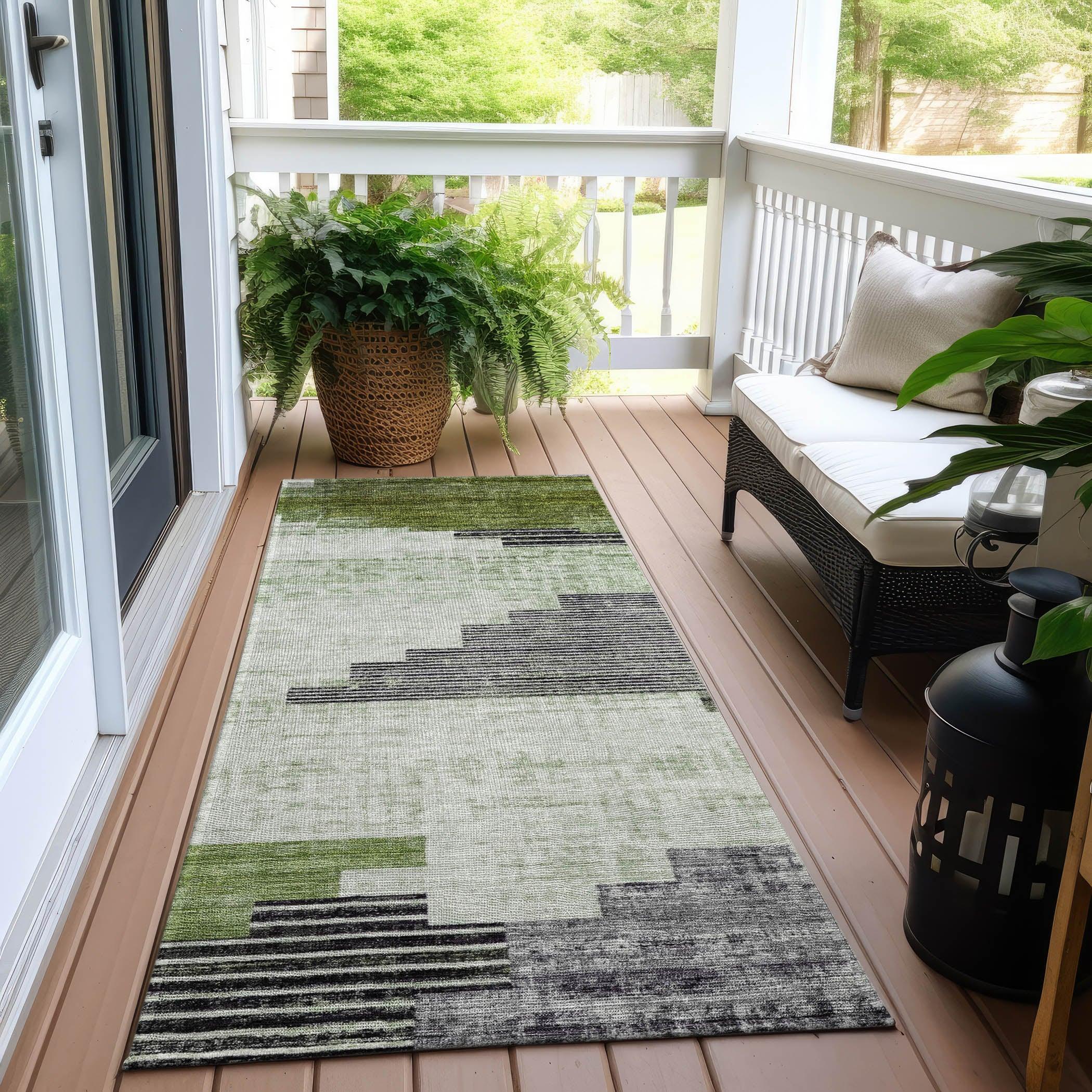 Addison Rugs Raeel Fern Washable Indoor-Outdoor Rug