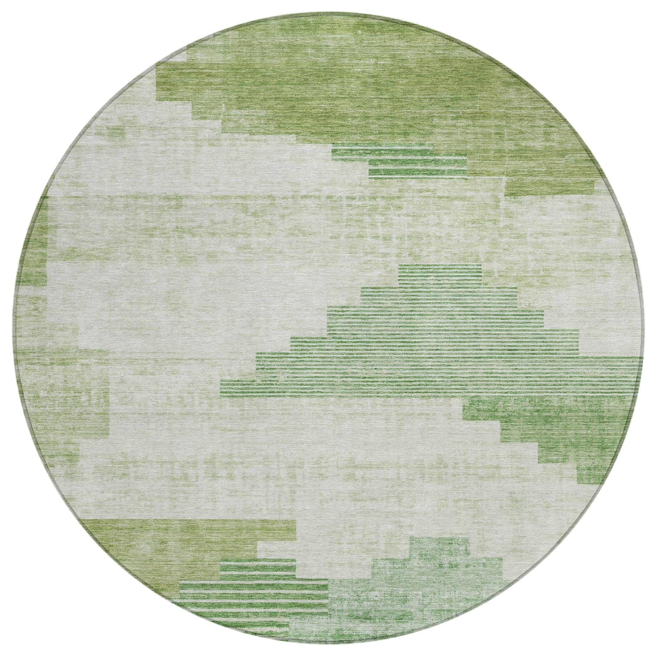 Addison Rugs Raeel Green Washable Indoor-Outdoor Rug
